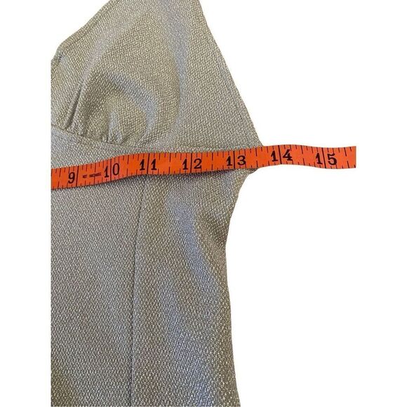 Nwt Divided Metallic Mini Dress Formal Party Clubwear Rave - Picture 10 of 13